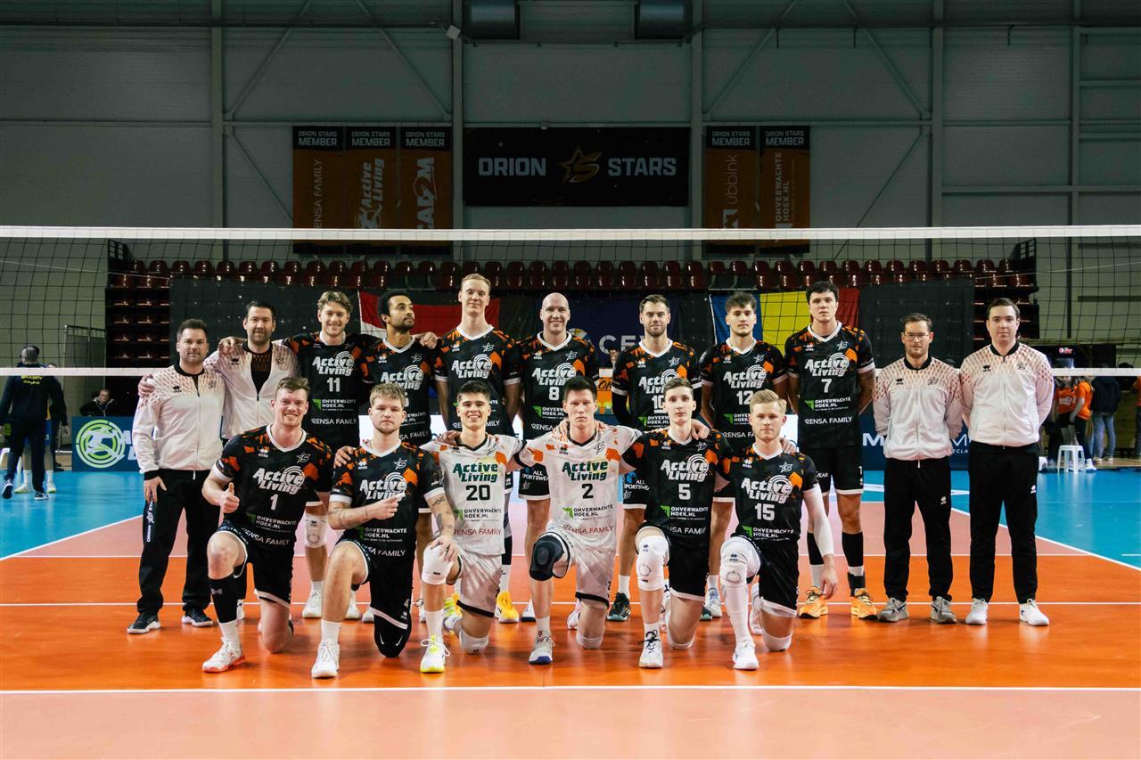 Overtuigende zege voor Orion Stars in achtste finale CEV Cup
