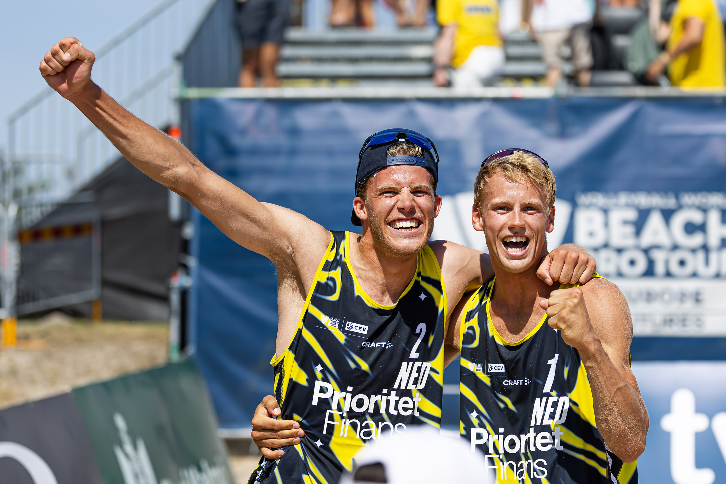 Nederlandse beachvolleyballers domineren op Futures in Europa
