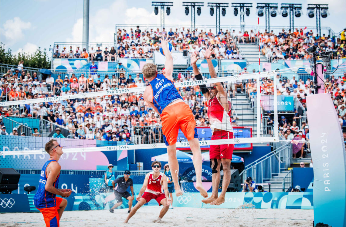 Boermans De Groot vs Frankrijk OS FIVB