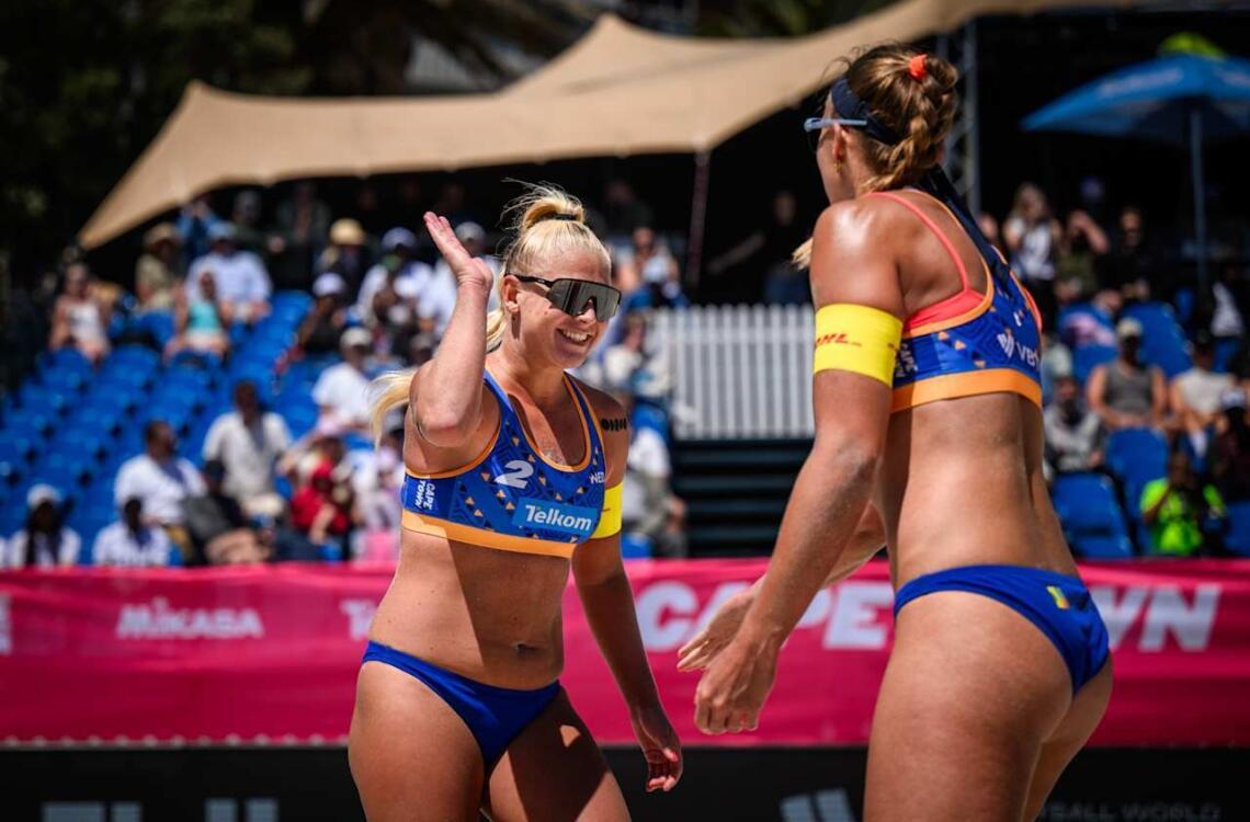 Kaapstad highfive Raisa VW