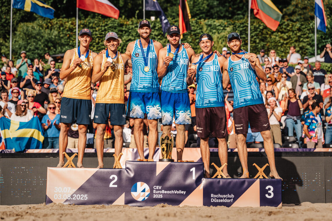 25 EK podium mannen Justus Stegemann