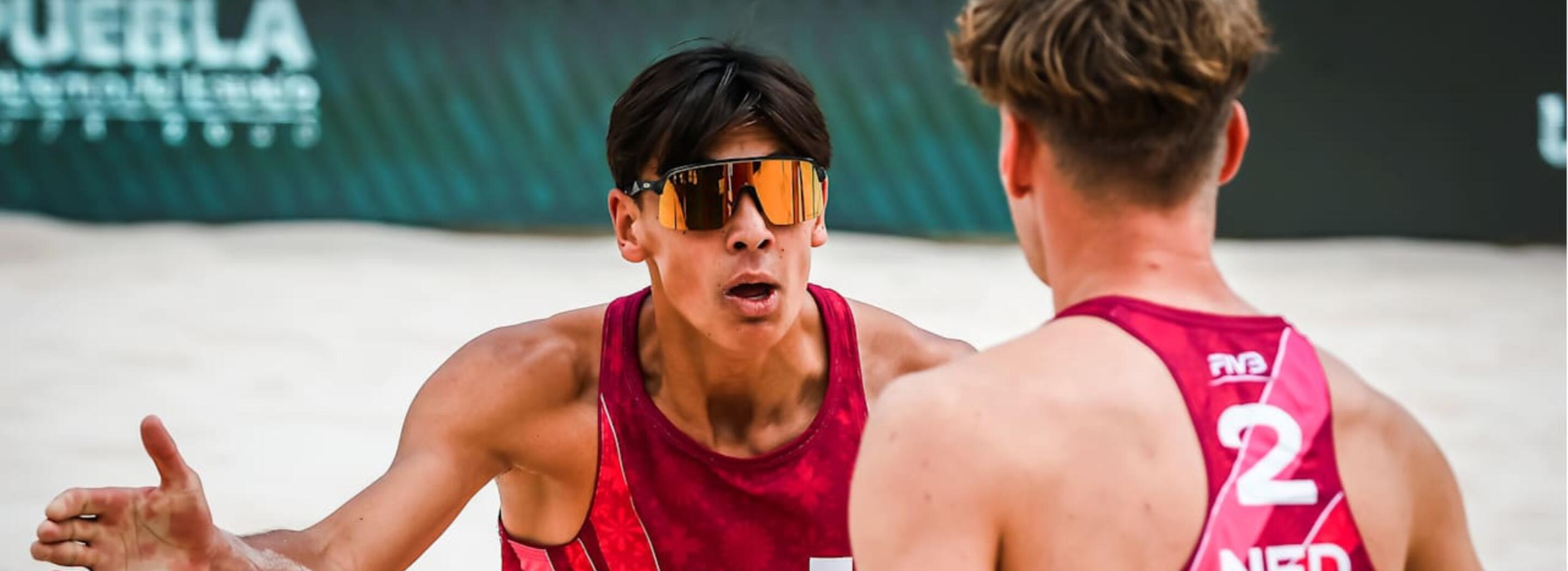 Sonneville Verberne WK Beach U21 Mexico FIVB