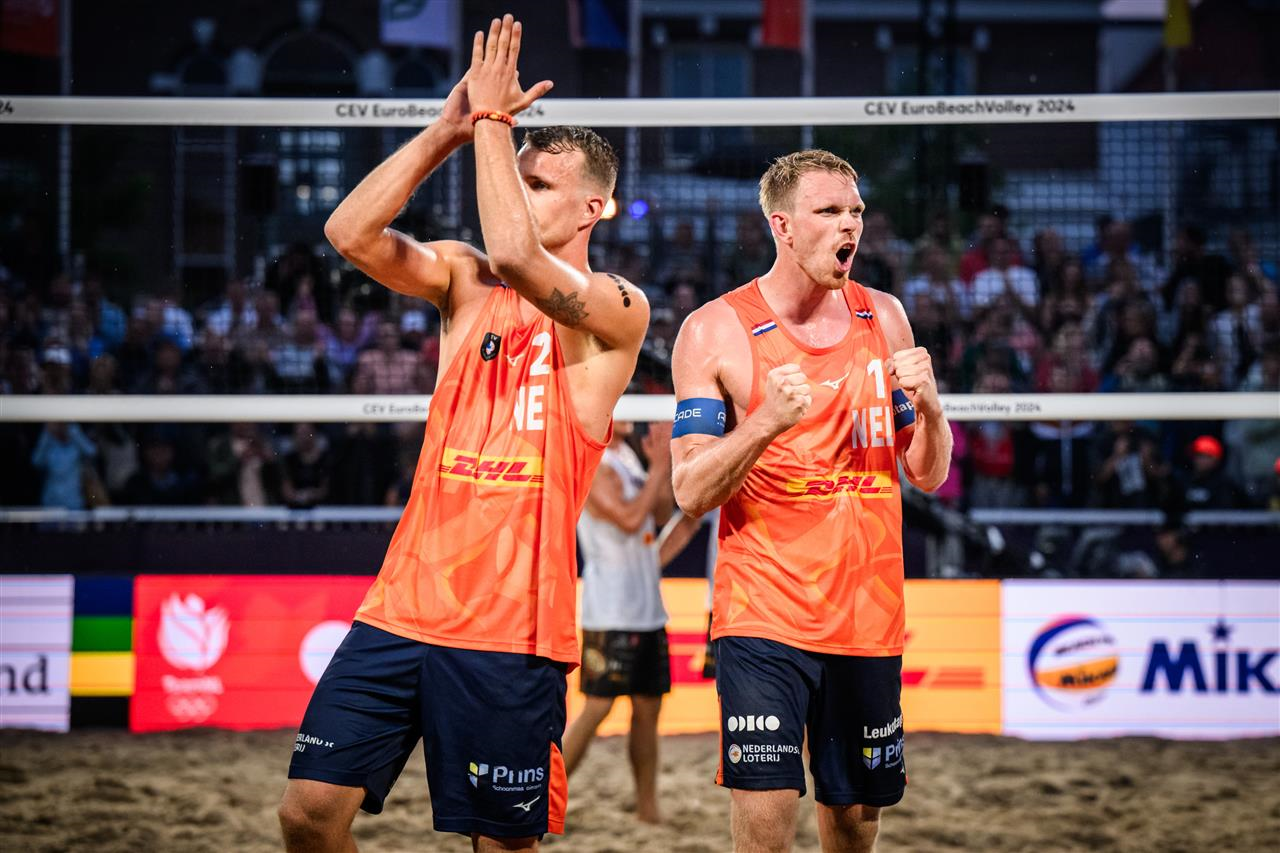 Waar kun je deze week de EK beachvolleybal zien?