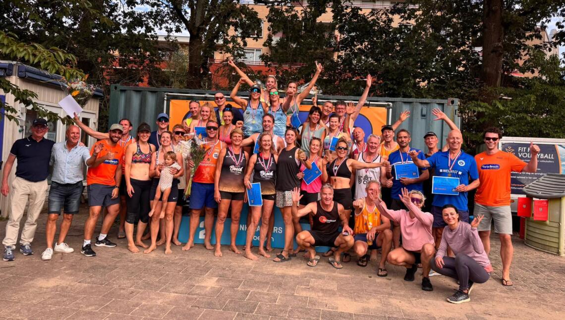 Winnaars plus deelnemers NK Masters