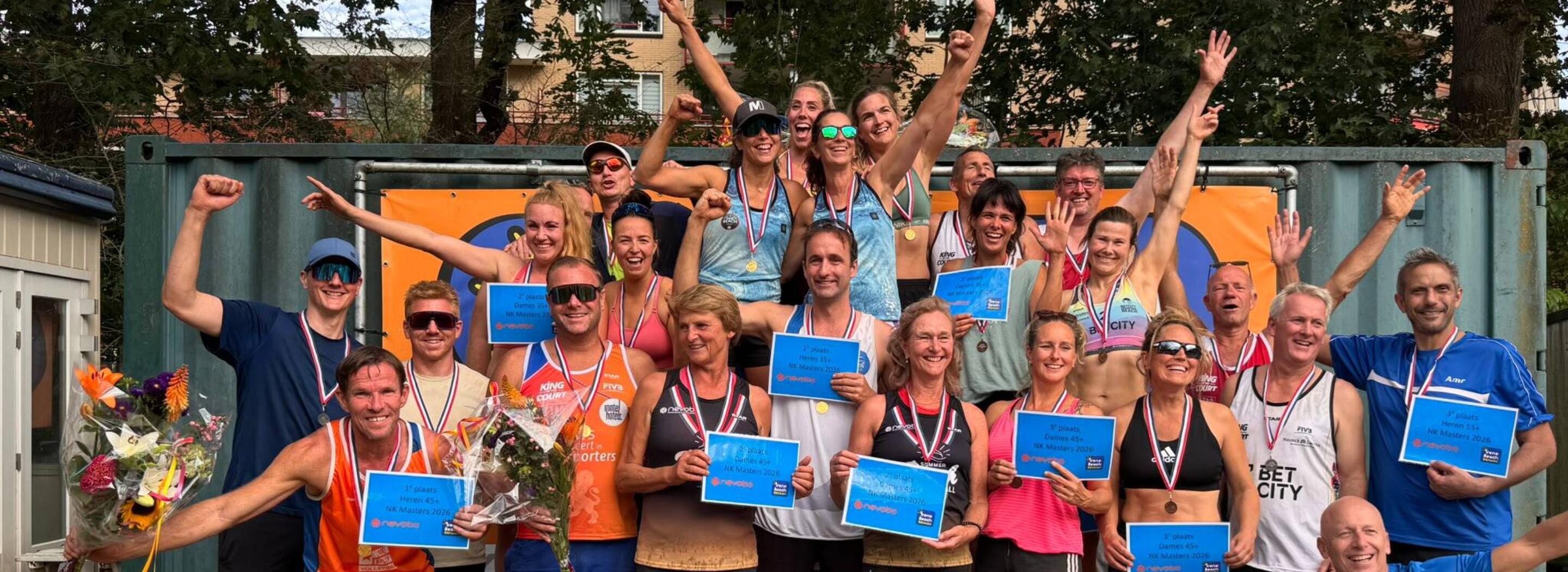 Podium alle leeftijdscategorieen