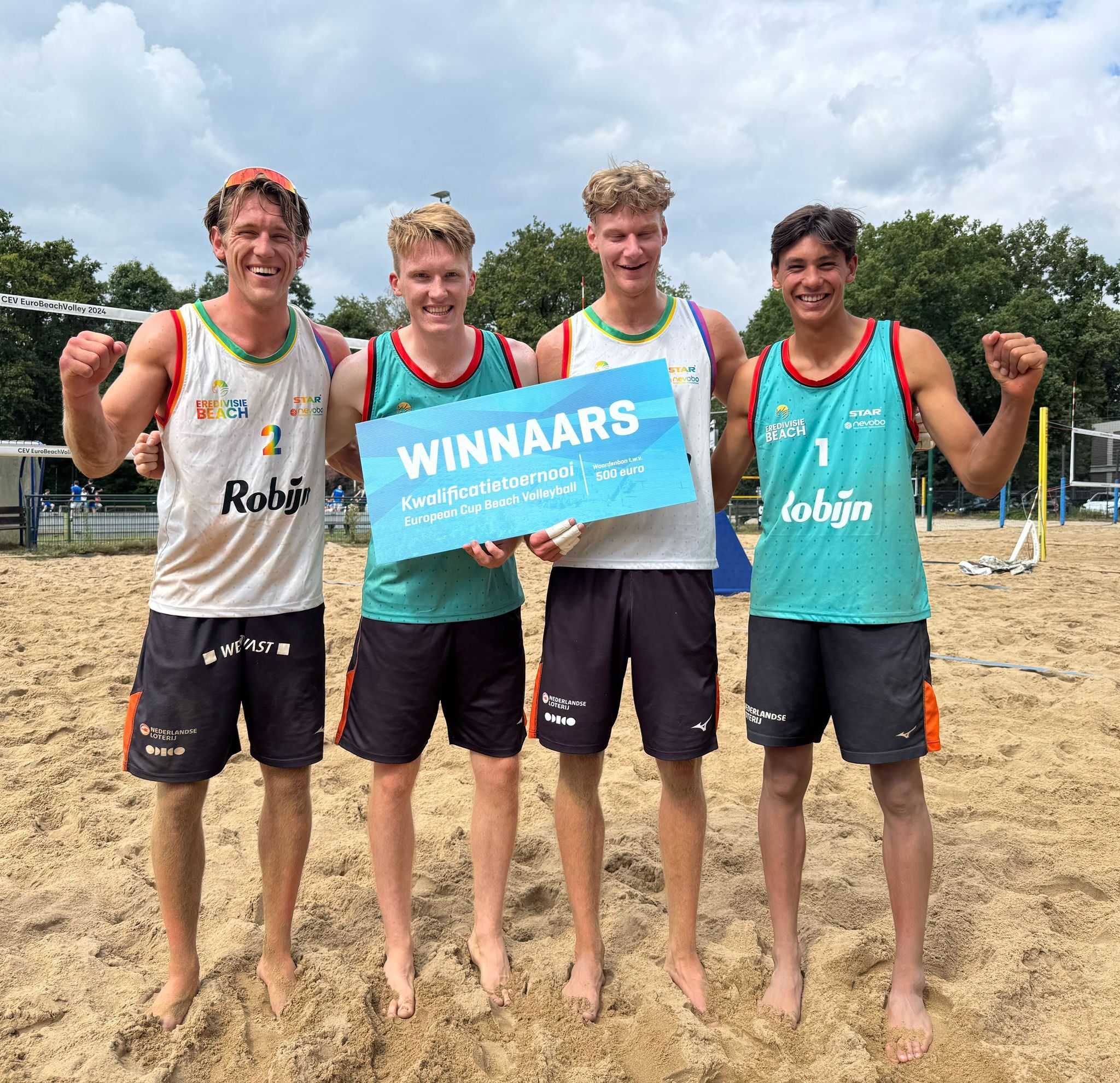 ZVH naar CEV Beach Volley European Cup na winst kwalificatietoernooi