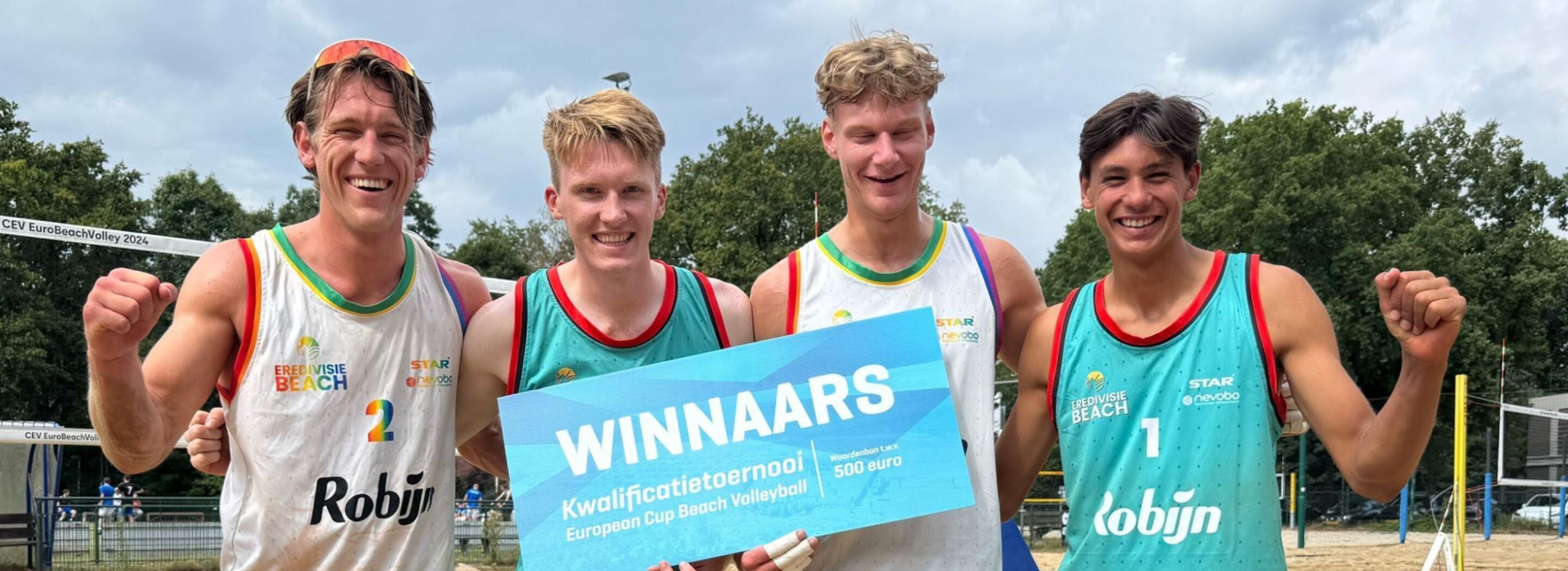 Winnaars CEV kwalificatie toernooi