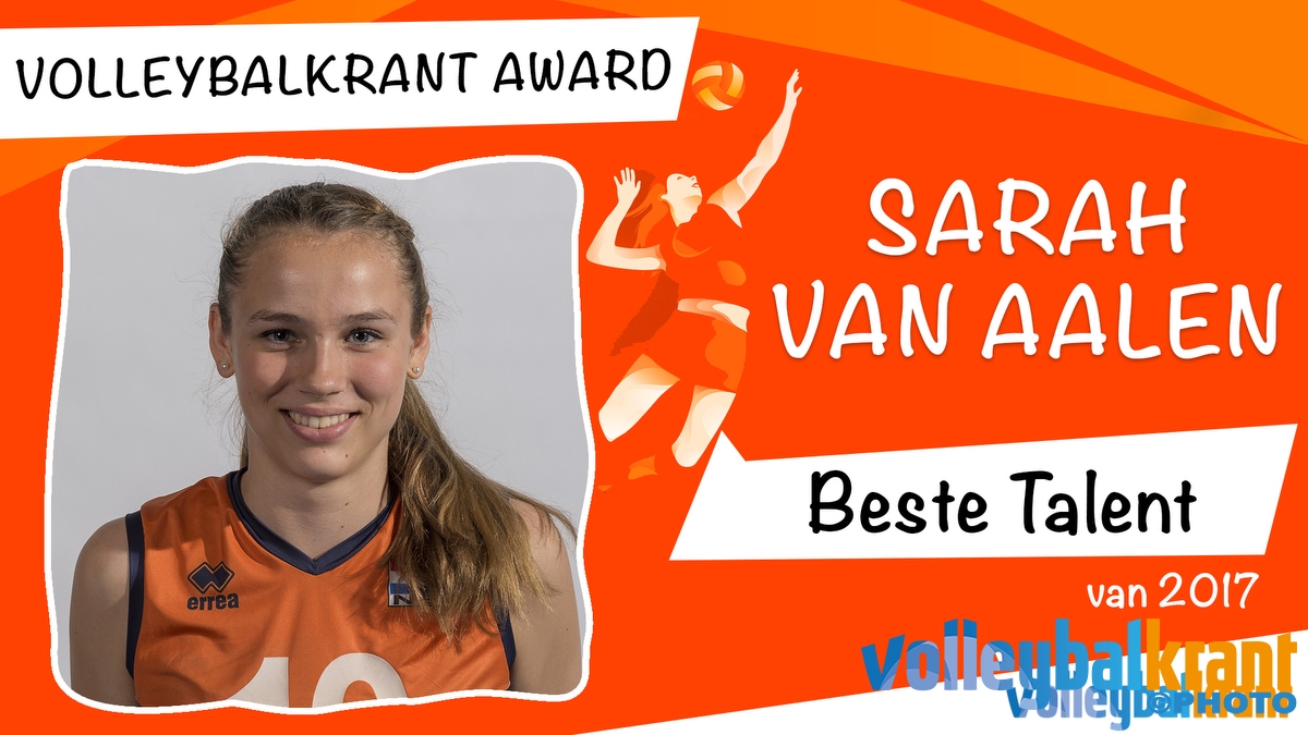 Volleybalkrant awards voor Sarah van Aalen en Matt van Wezel