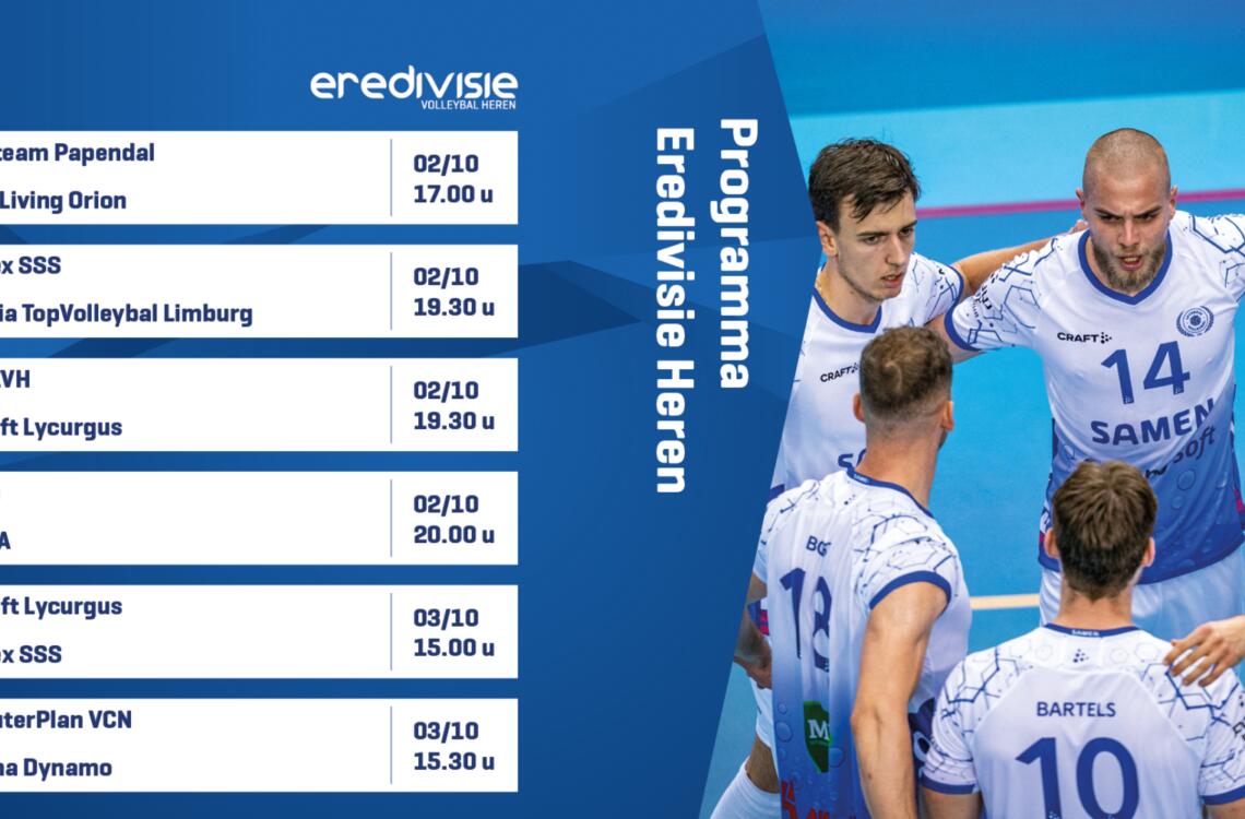 Programma 1e speelronde FB2