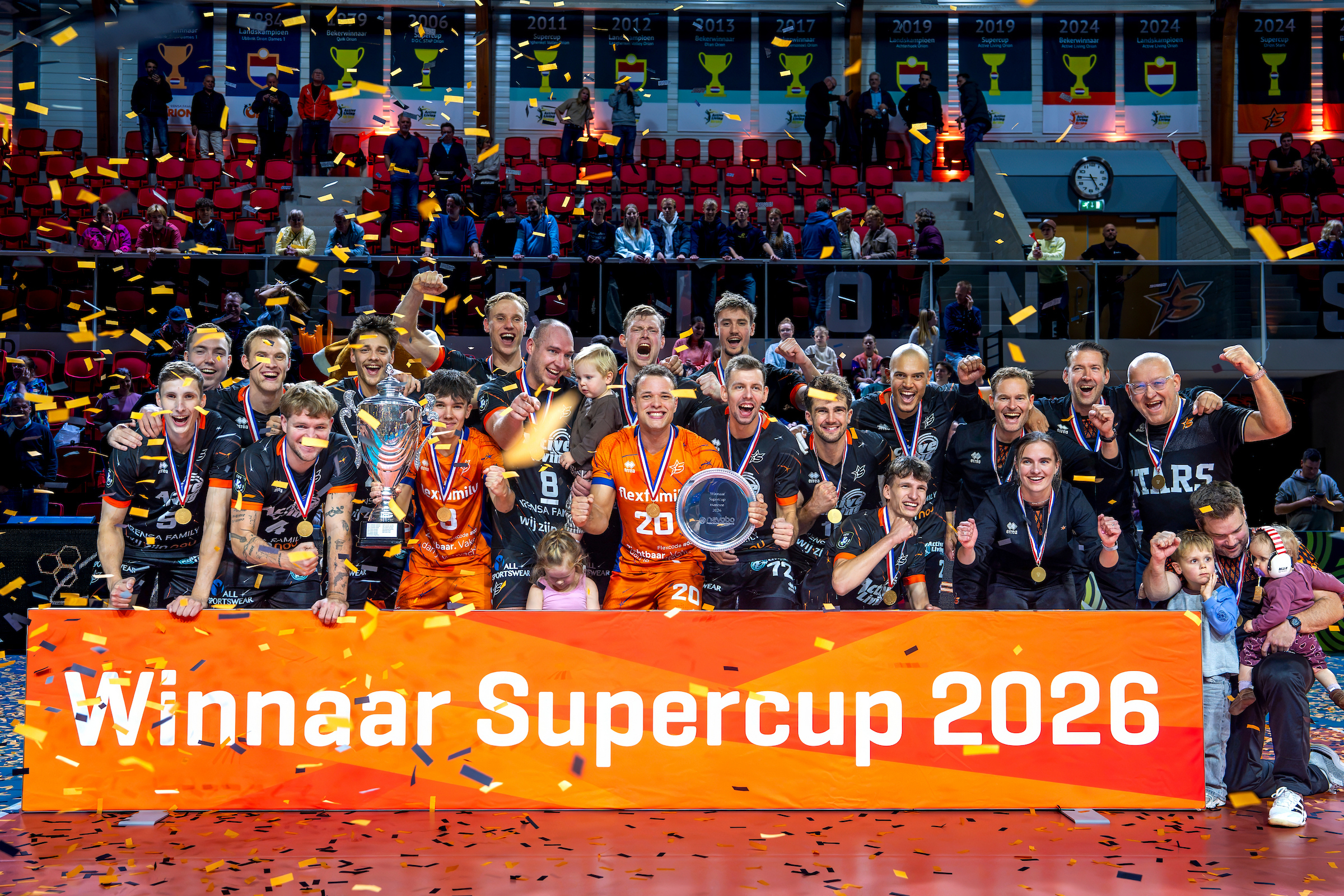 Orion Stars wint Supercup na spannende vijfsetter tegen Simplex SSS