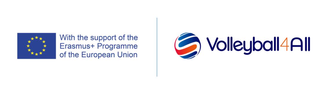 Volleyball4 All logo EU met wit