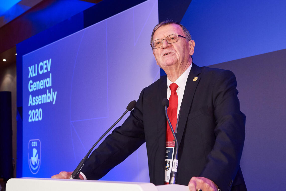 Aleksandar Boričić CEV congres 2020 CEV