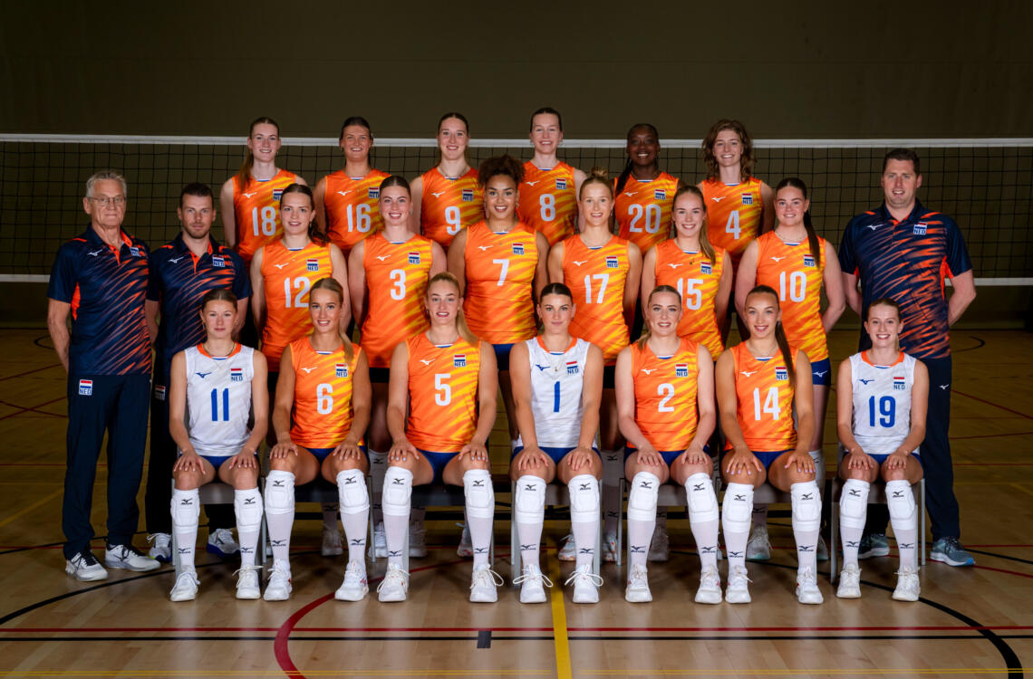 Teamfoto U22 met Suus