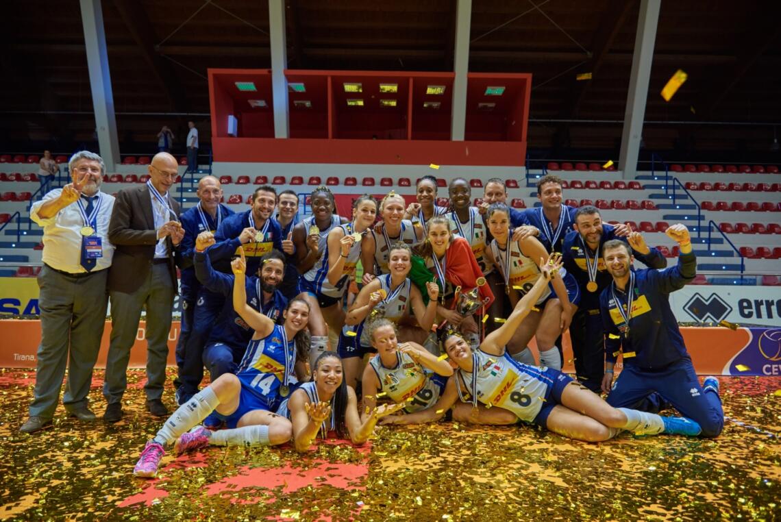 Italie Europees Kampioen Cev