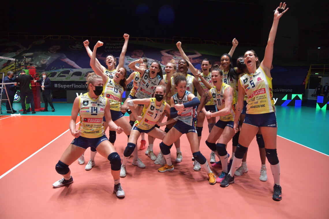 Conegliano na CL winst CEV