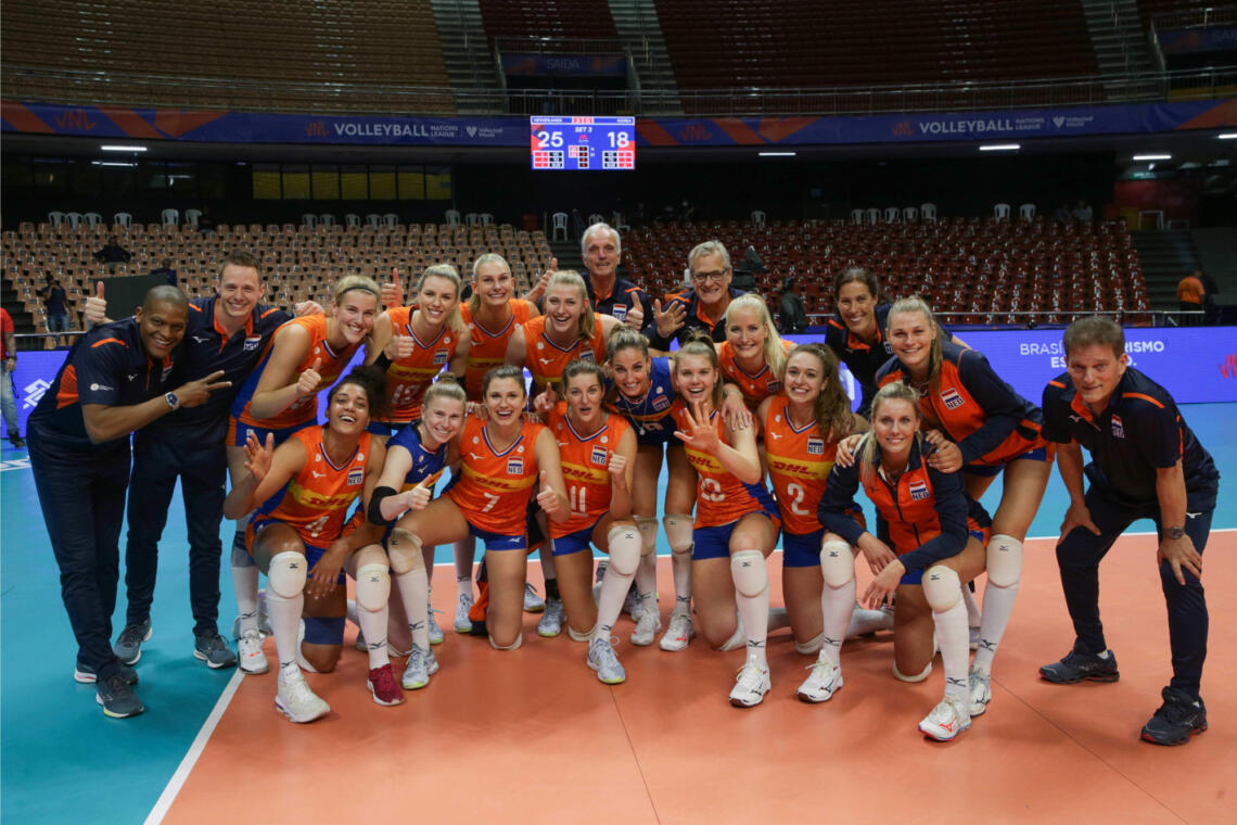 Nederland Zuid Korea VNL 2022 FIVB