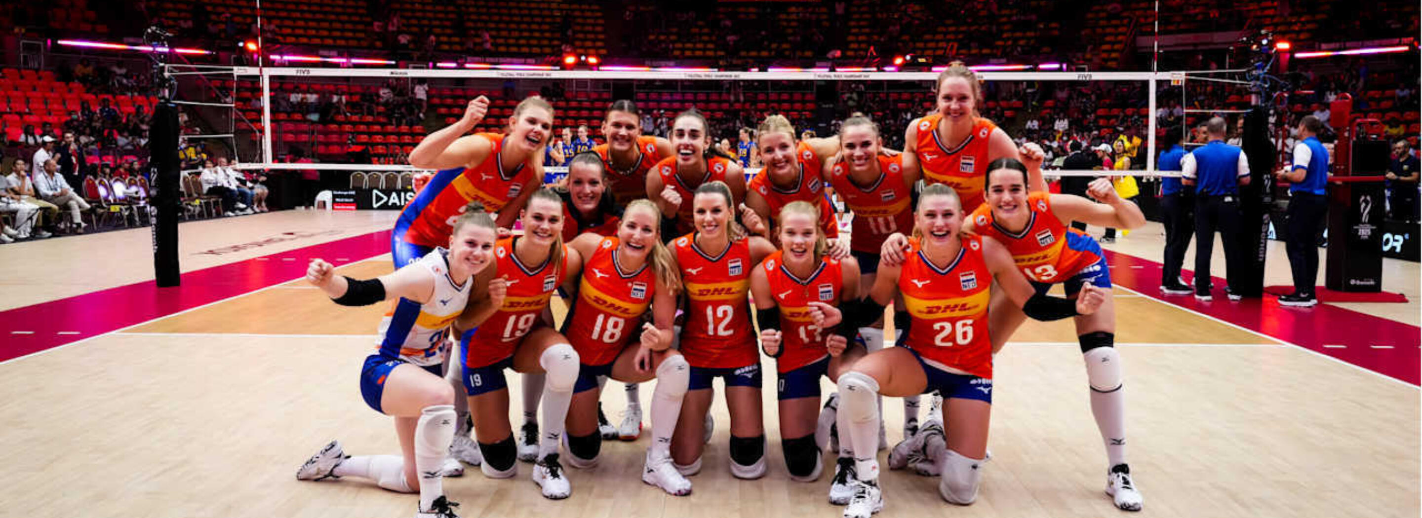 Overwinningsfoto vs SWE VW
