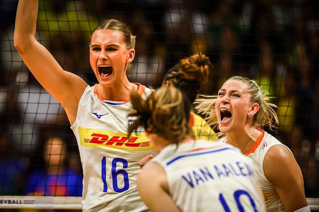 Volleybaldames sluiten eerste VNL-week af met overtuigende zege op Dominicaanse Republiek