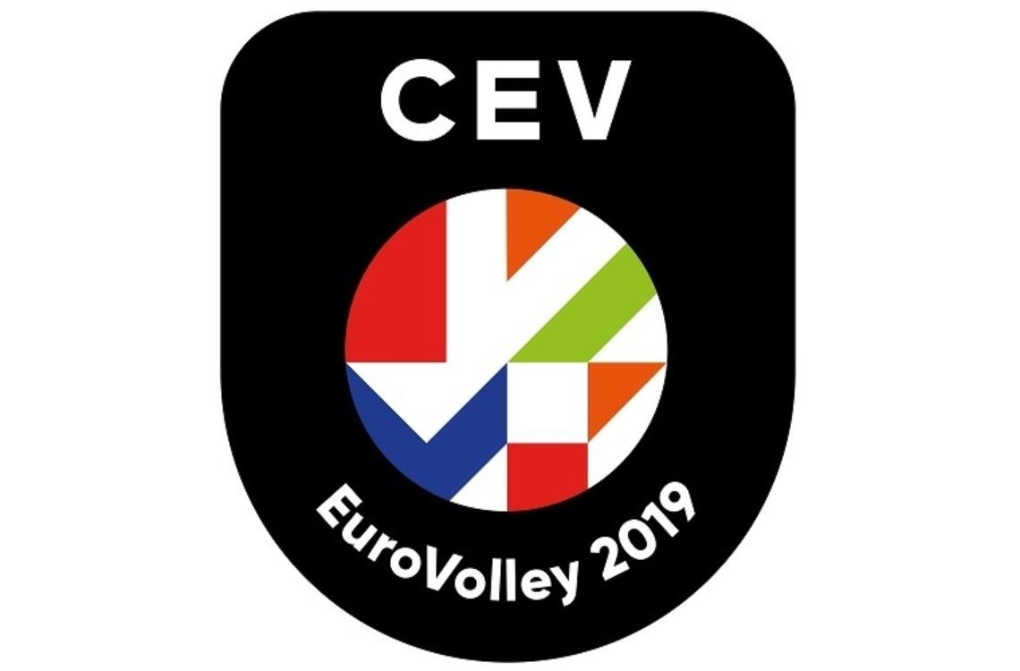 Logo Ek 2019 Voor Volleybal Nl