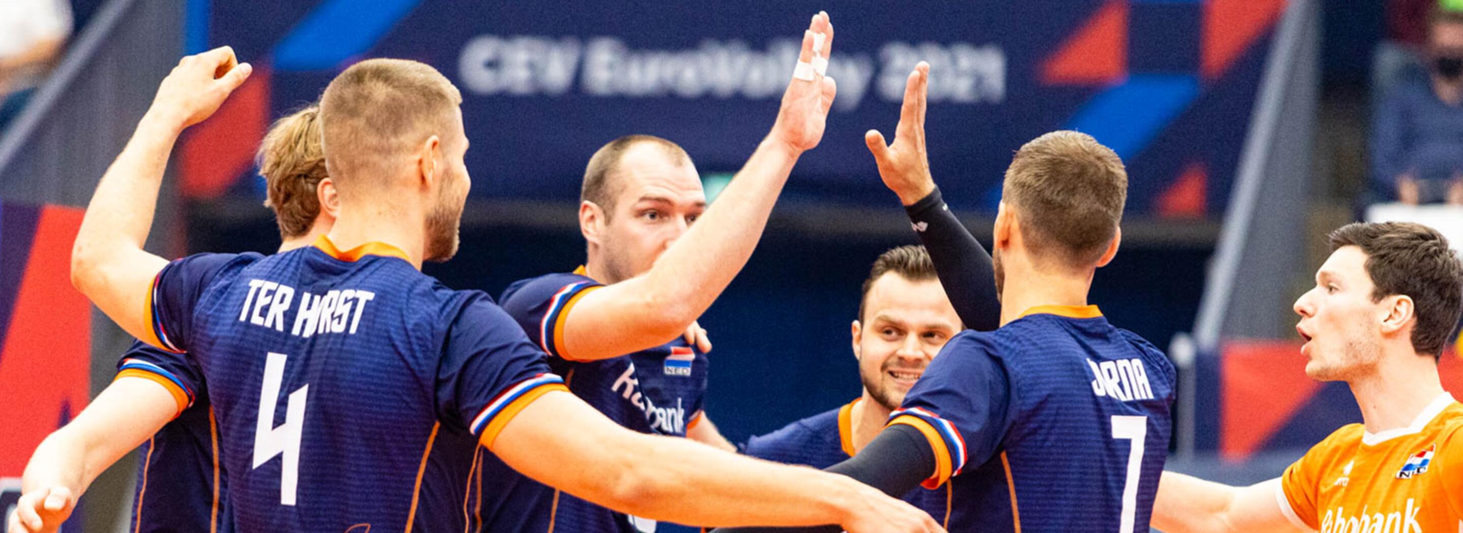 NED MKD nederland juicht na punt CEV cropped