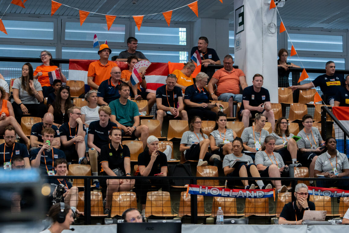Publiek oranje