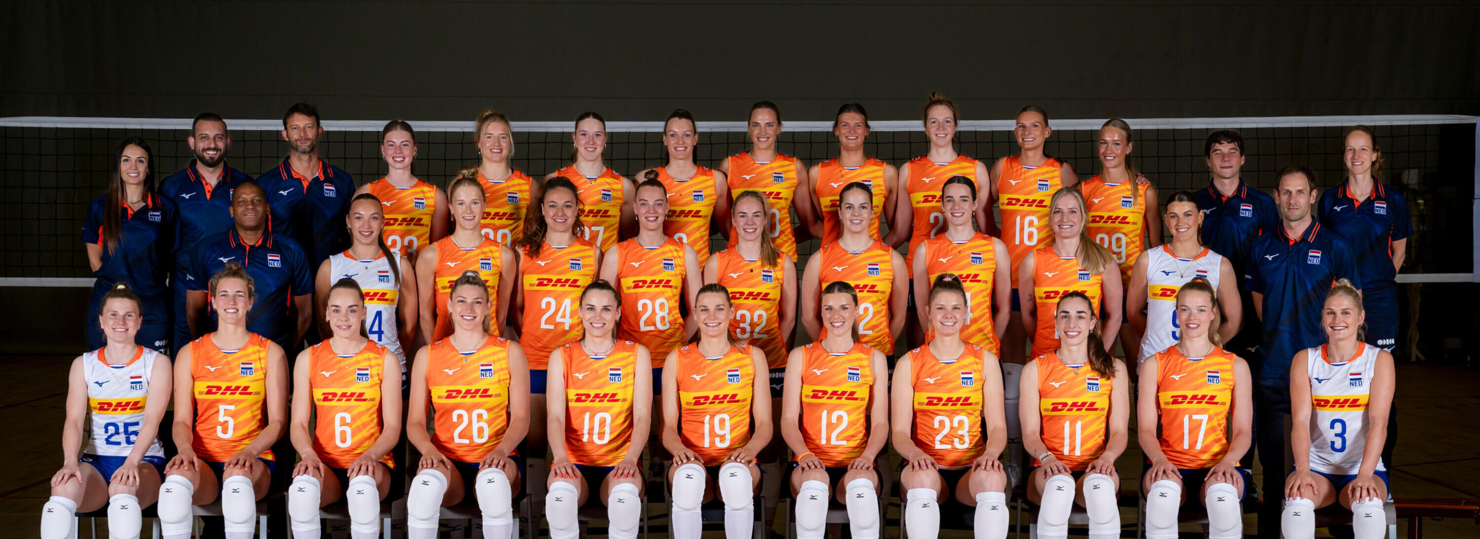 Teamfoto Volleybaldames 2026