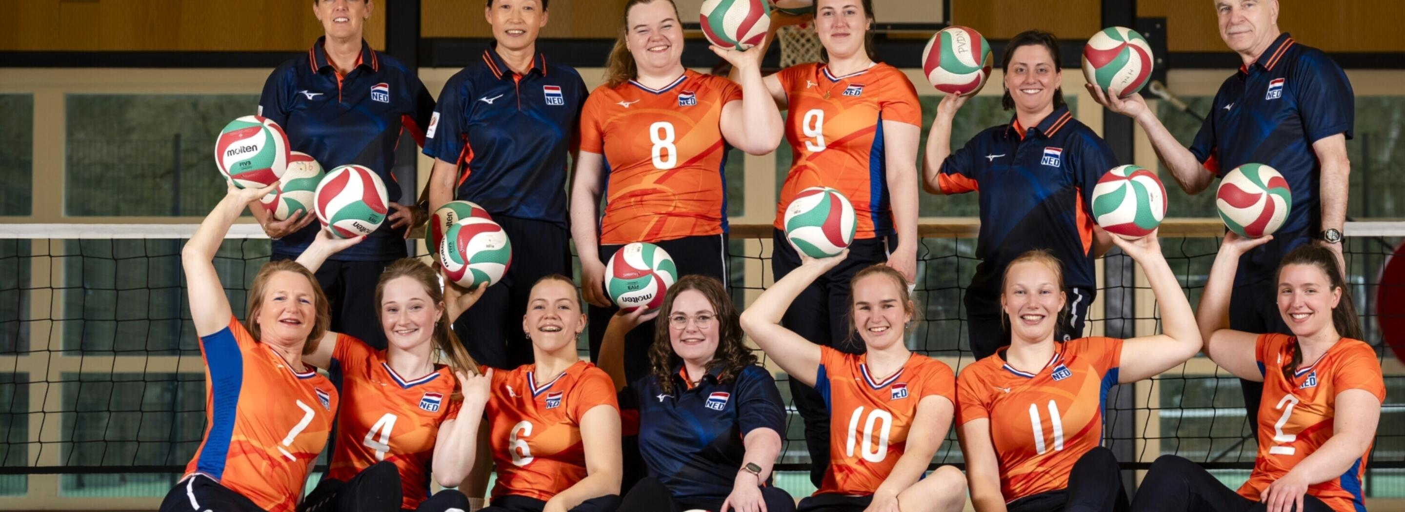 Teamfoto dames maart 2025