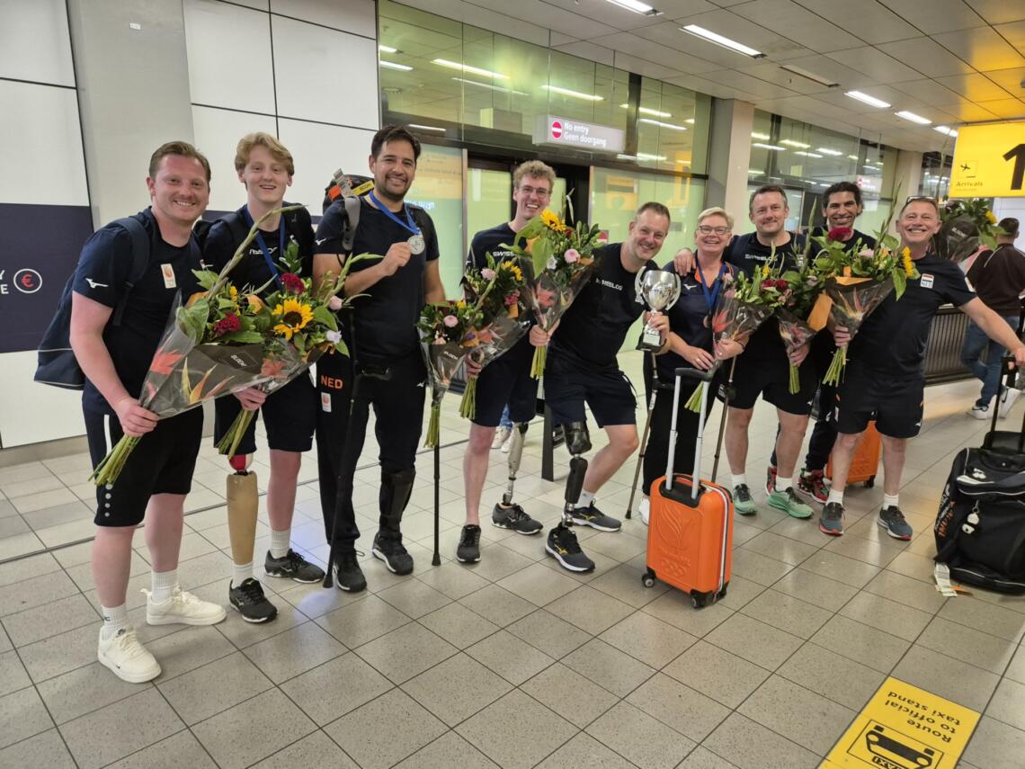 Aankomst Schiphol