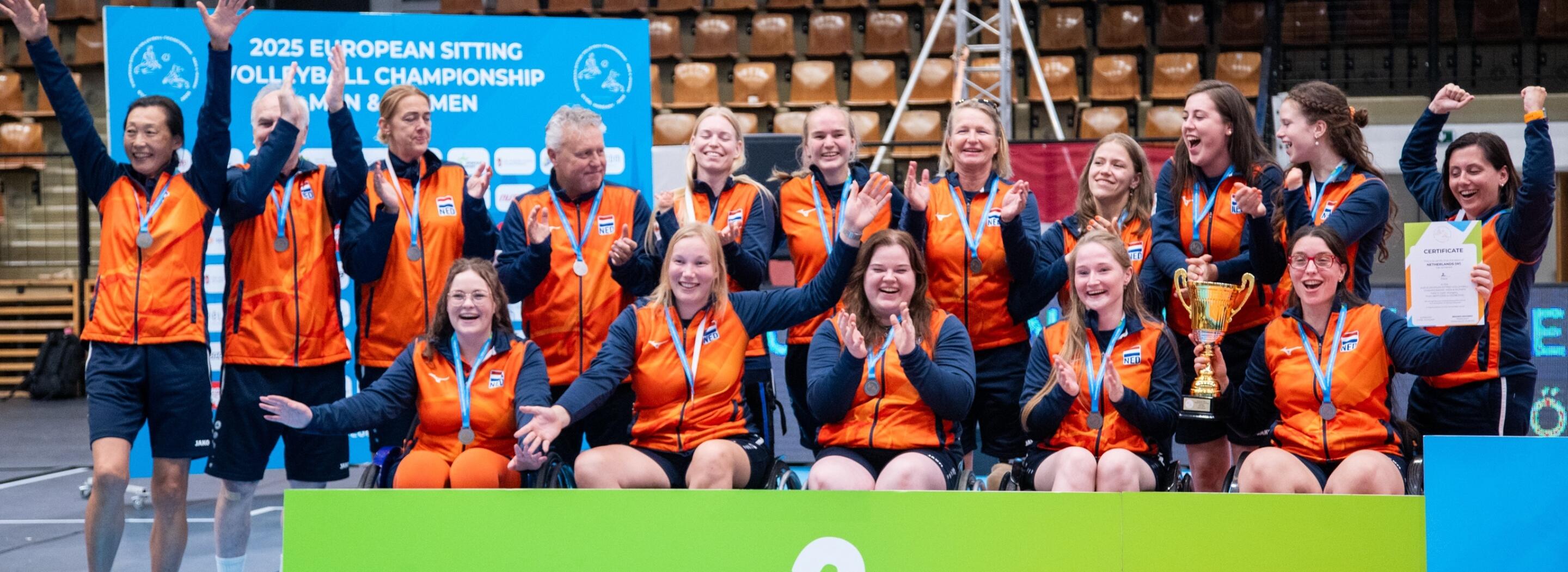 Huldigingh zitvolleyballers