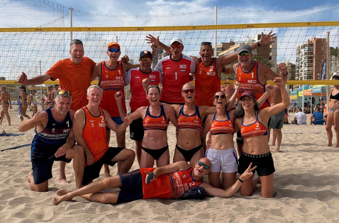 Nederland beach wk masters 1
