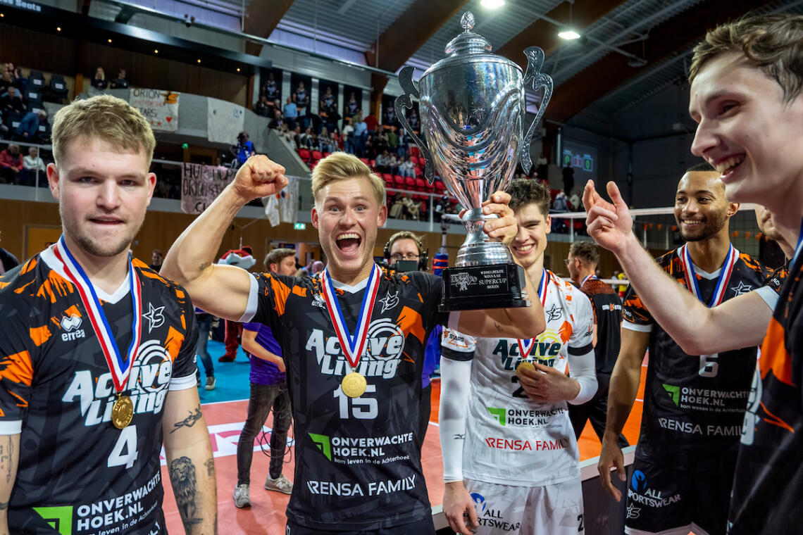 McCluskey (4) won afgelopen zondag de Supercup met Orion Stars