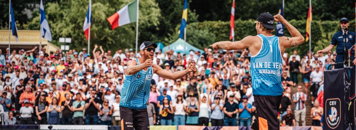 Brouwer Van de Velde brons EK Beach 2025 Justus Stegemann