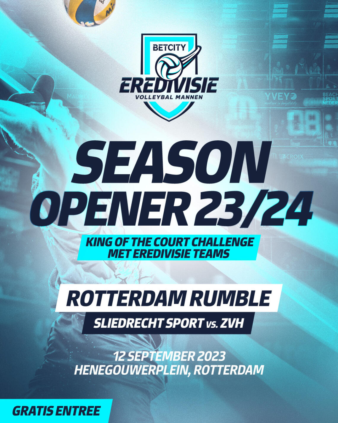 Bet City Eredivisie Volleybal King of the Court Save the date 1080x1350px v3 1