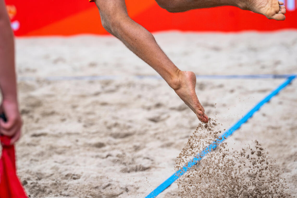 Voetjes zand