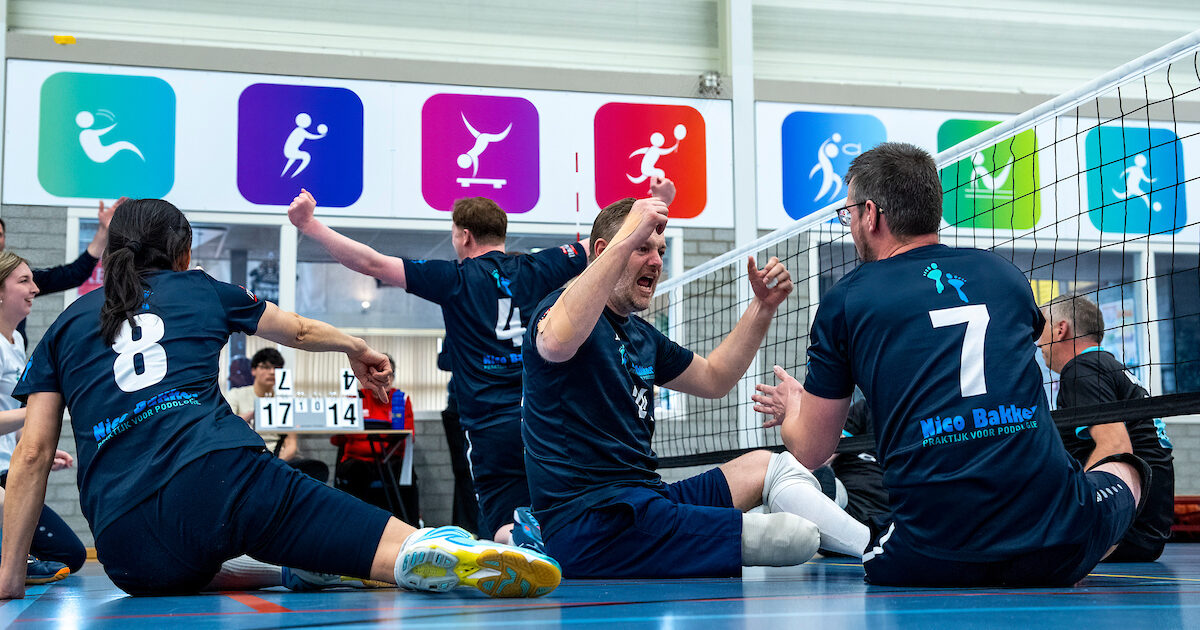 Zitvolleyballers van ZV Sneek gaan voor derde landstitel op rij