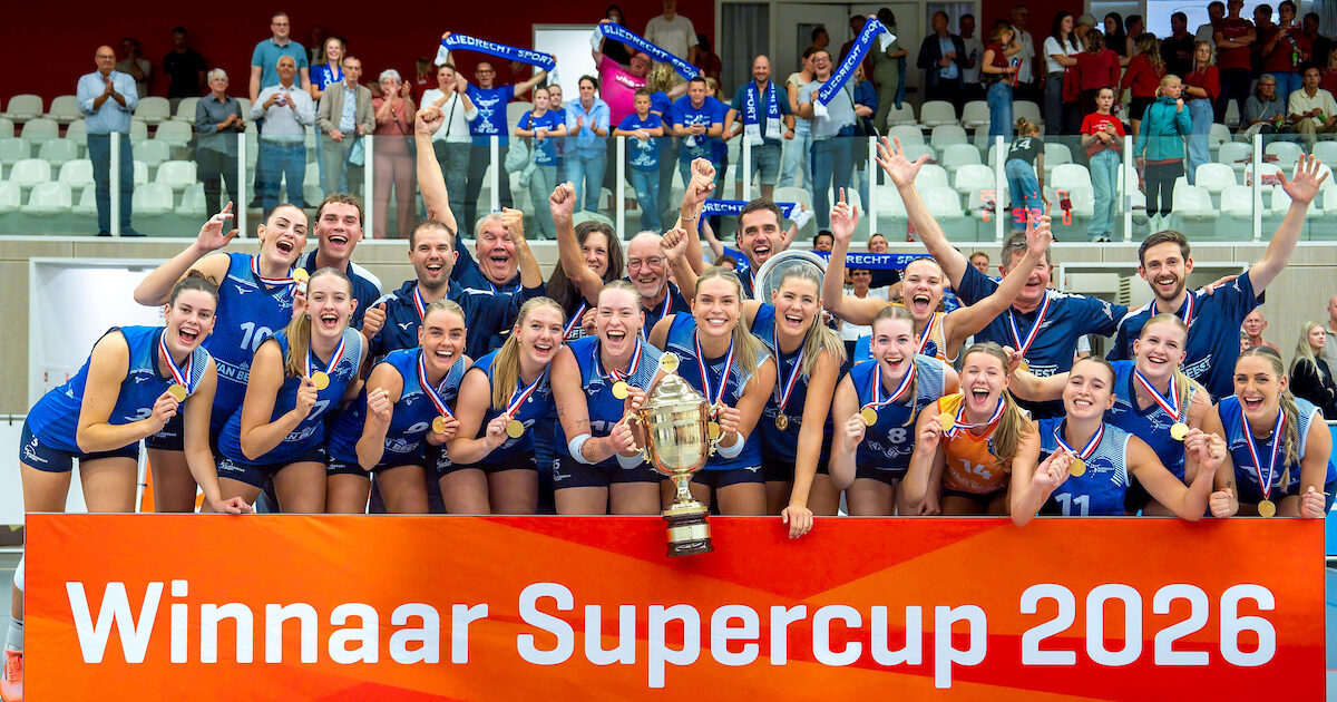 Sliedrecht wint Supercup ten koste van Apollo