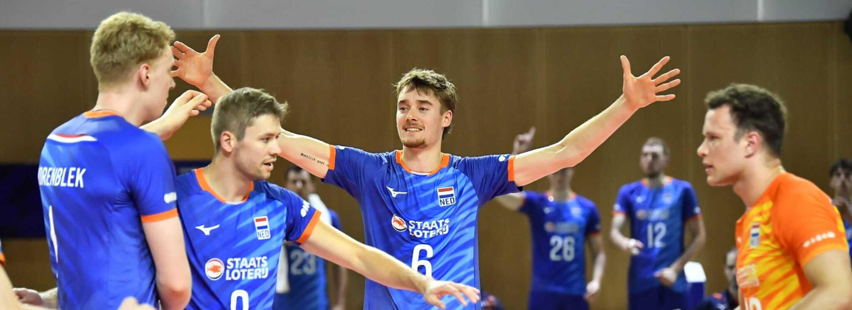 Lange mannen zaterdag CEV
