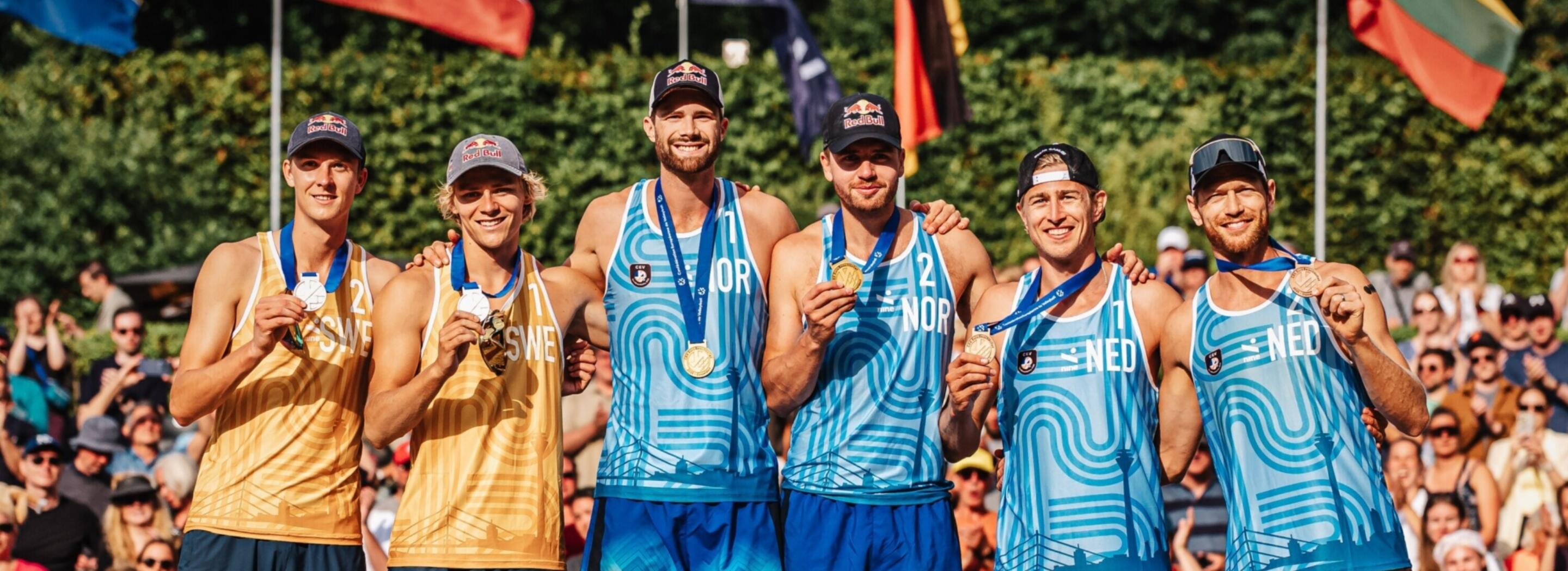 Podium ek beachvolleybal 2025