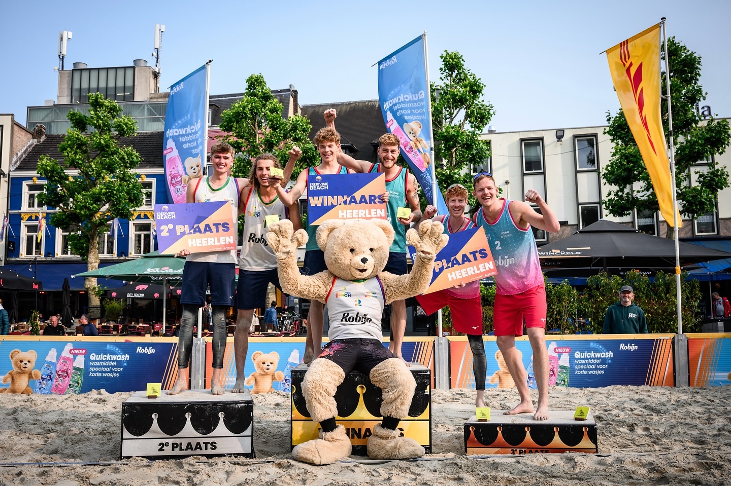 Robijn Quickwash verbindt naam aan Eredivisie Beach