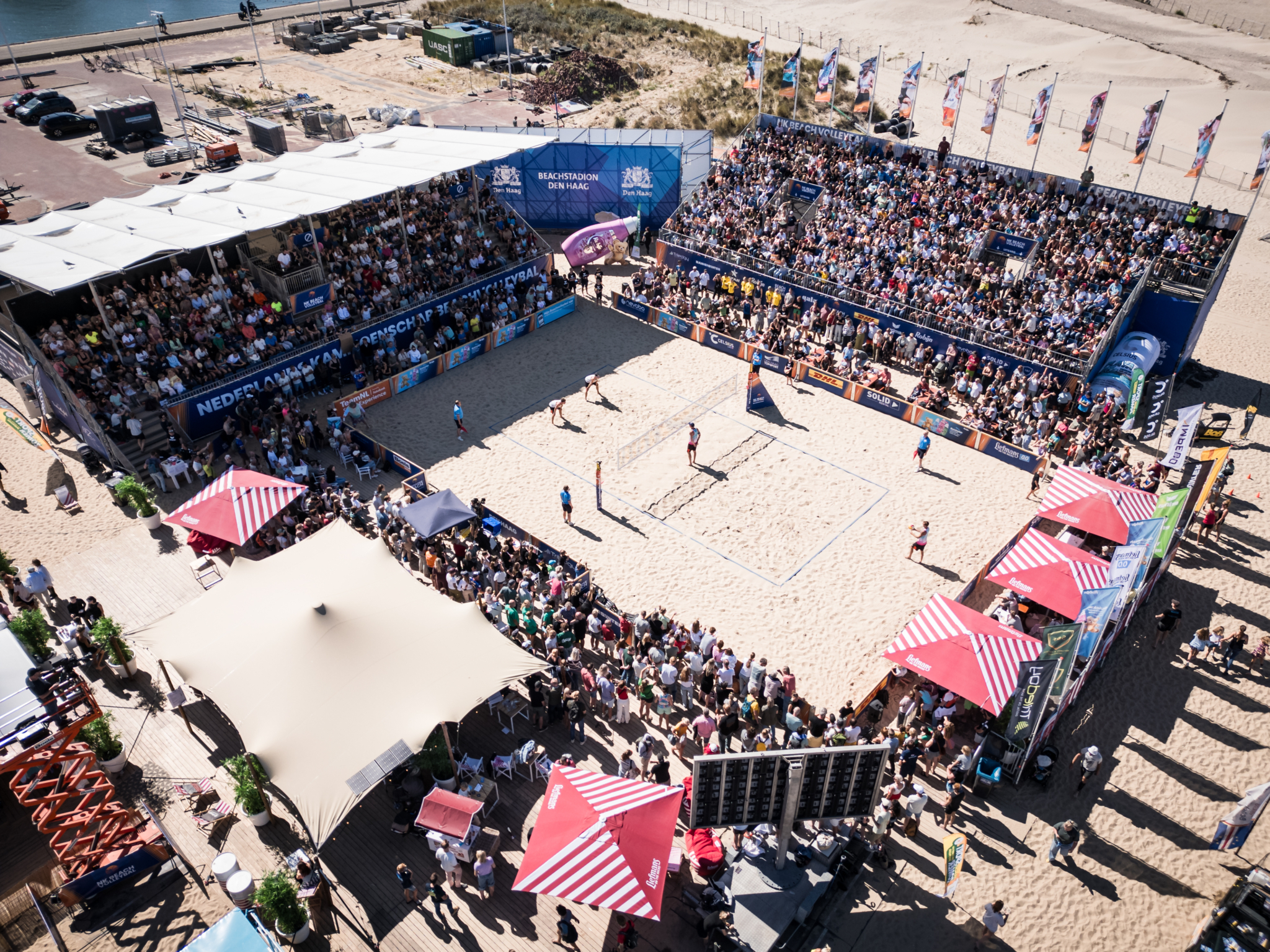 Nevobo en Sportworx verlengen partnership Eredivisie Beach en NK